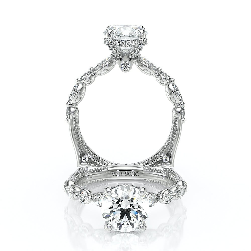 Verragio Halo Round Engagement Ring