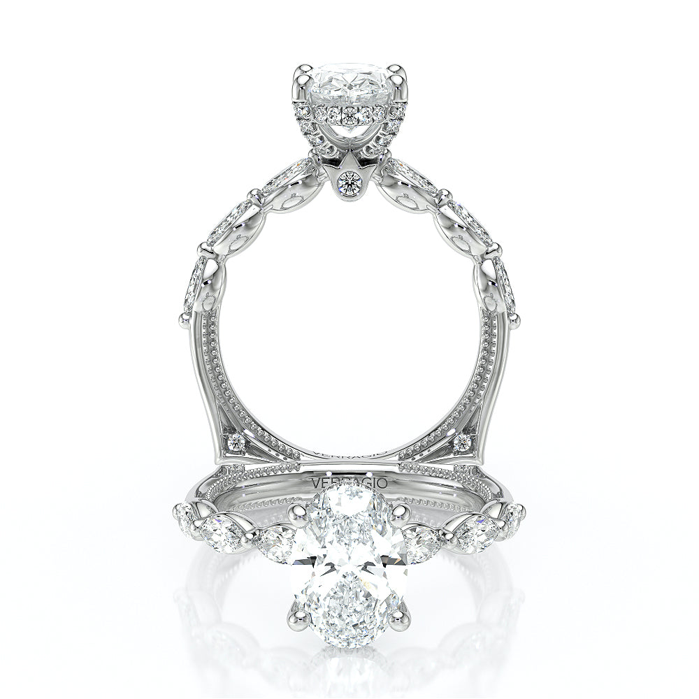 Verragio Halo Oval Engagement Ring