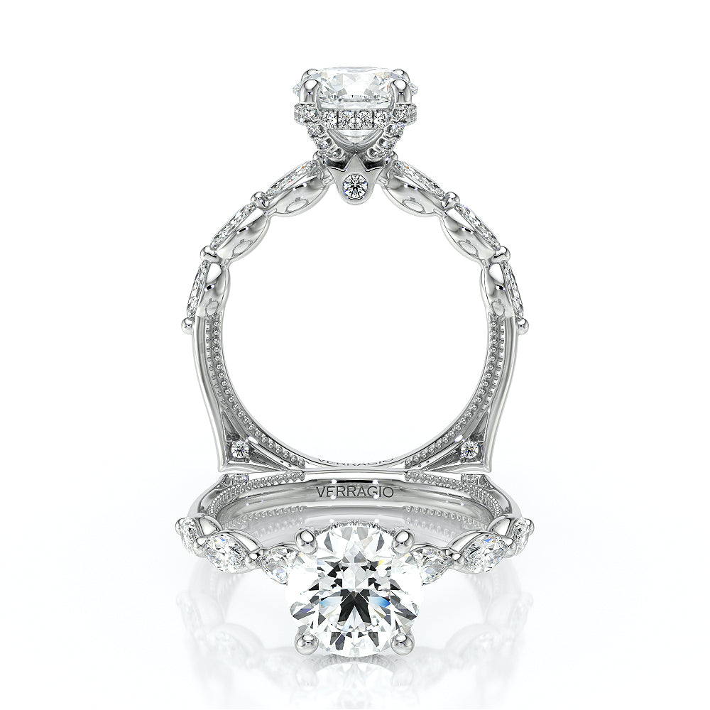 Verragio Halo Round Engagement Ring