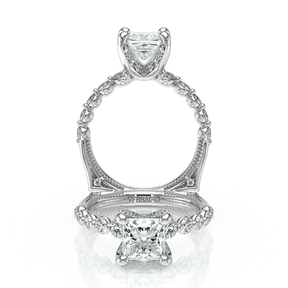 Verragio Halo Princess Engagement Ring