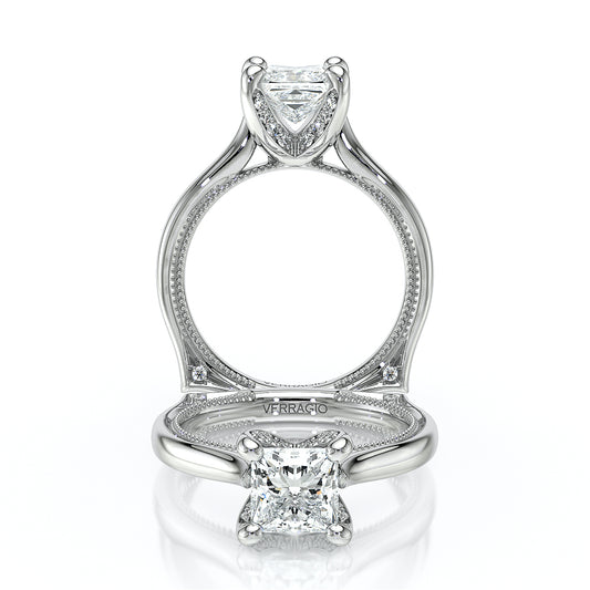 Verragio Halo Princess Engagement Ring
