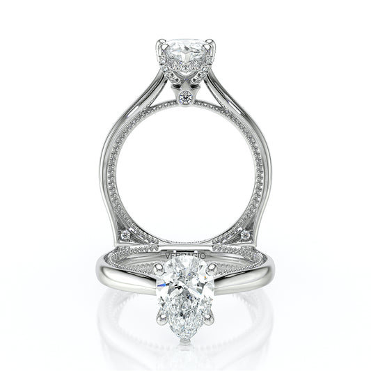 Verragio Halo Pear Engagement Ring