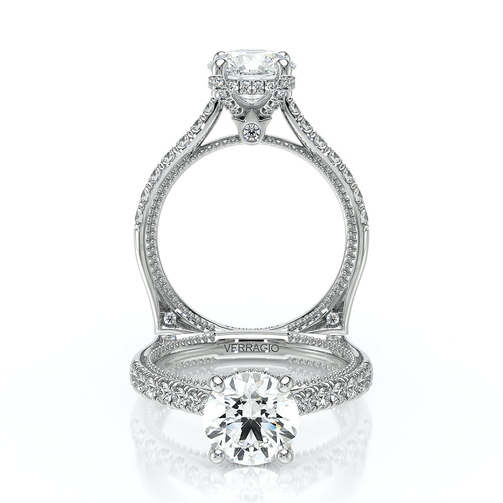Verragio Halo Round Engagement Ring