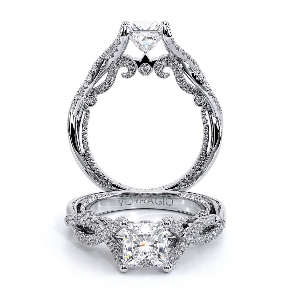 Verragio Pave Princess Engagement Ring