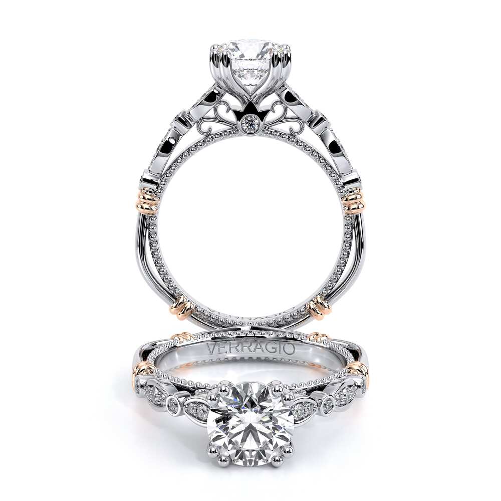 Verragio Vintage Round Engagement Ring