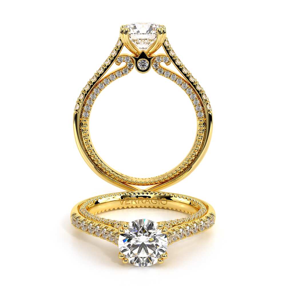 Verragio Pave Round Engagement Ring