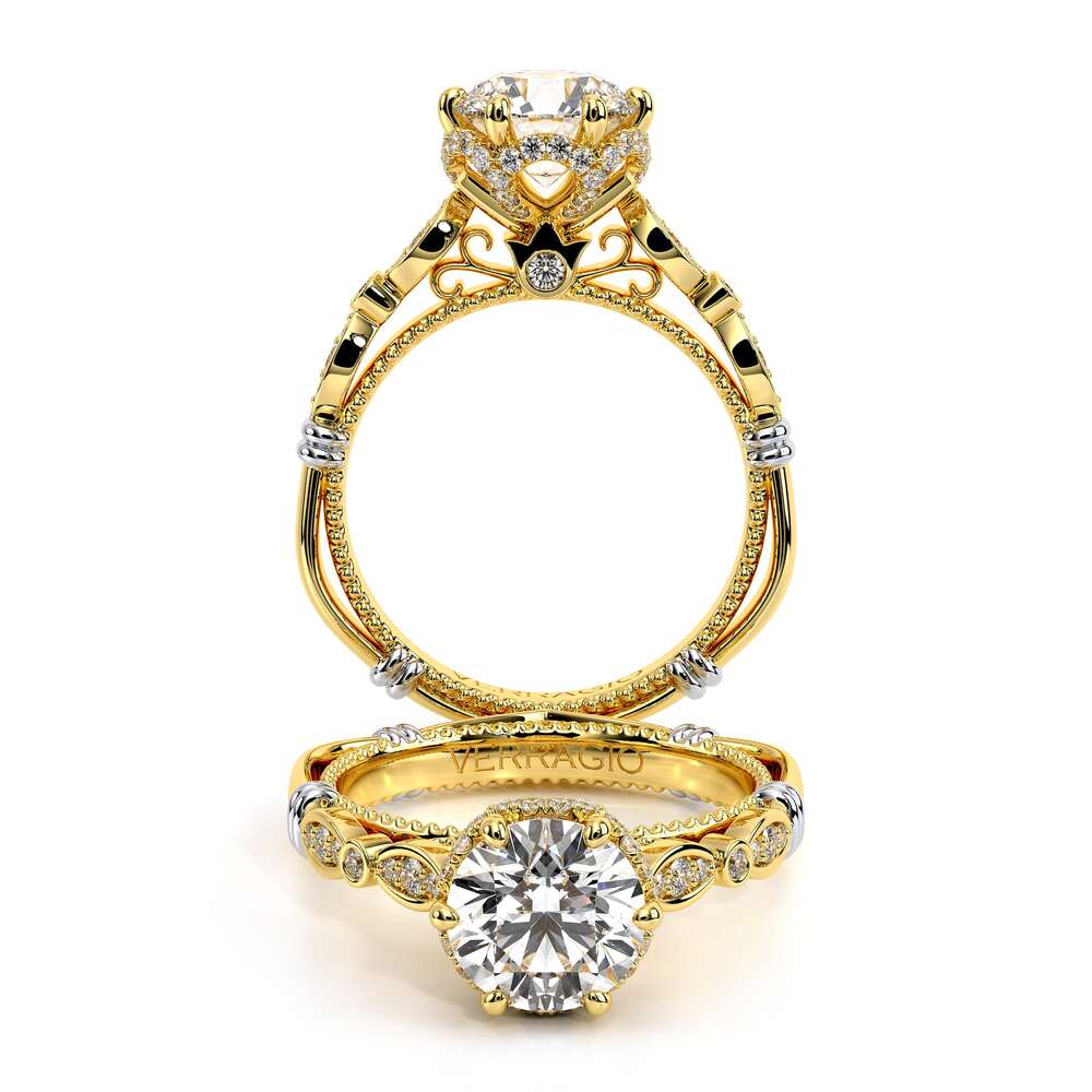 Verragio Halo Round Engagement Ring