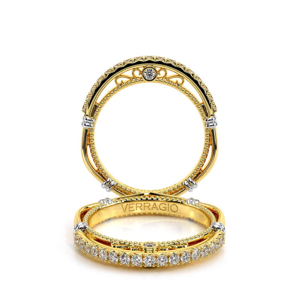 Verragio Halo Round Wedding Band