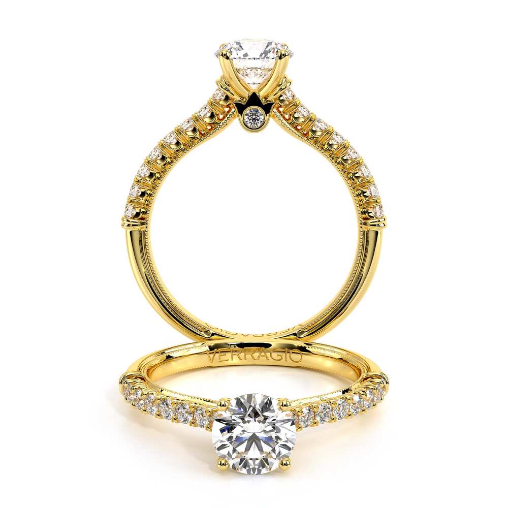 Verragio Pave Round Engagement Ring
