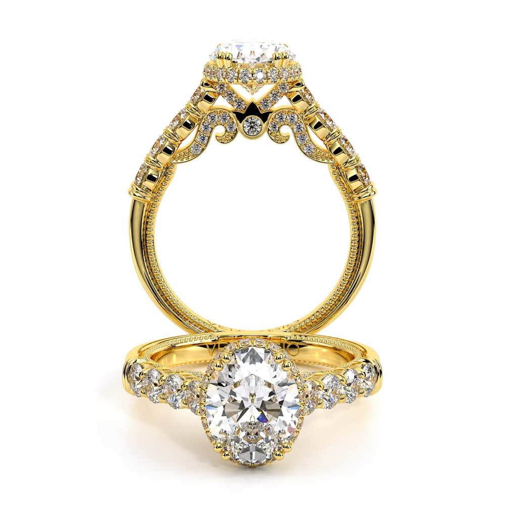 Verragio Pave Oval Engagement Ring