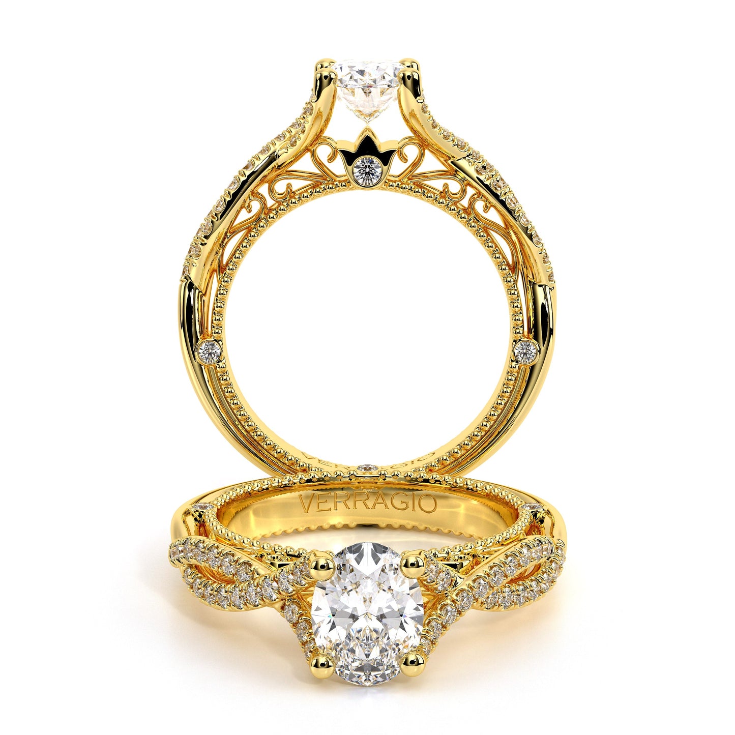 Verragio Vintage Oval Engagement Ring