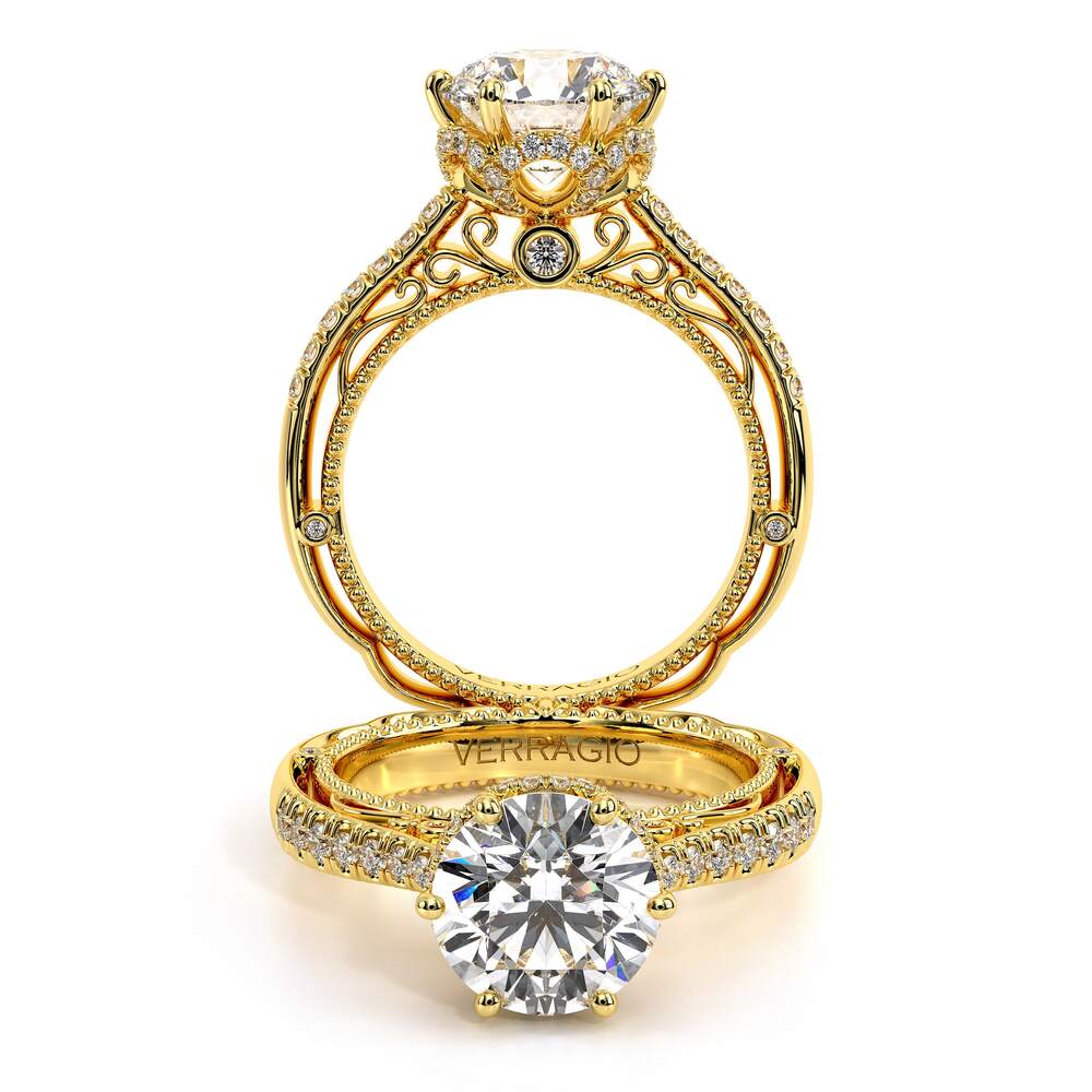 Verragio Pave Round Engagement Ring