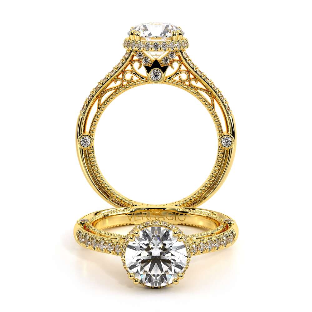 Verragio Halo Round Engagement Ring