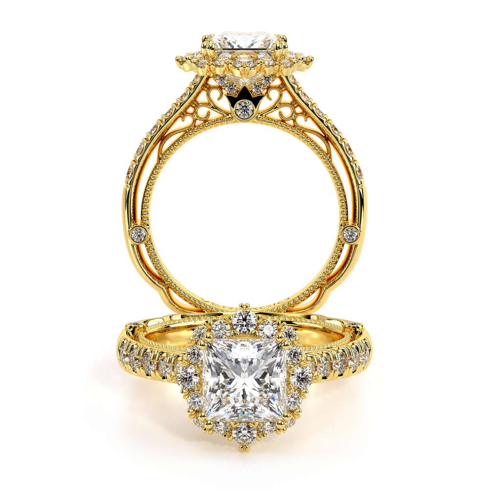Verragio Halo Princess Engagement Ring
