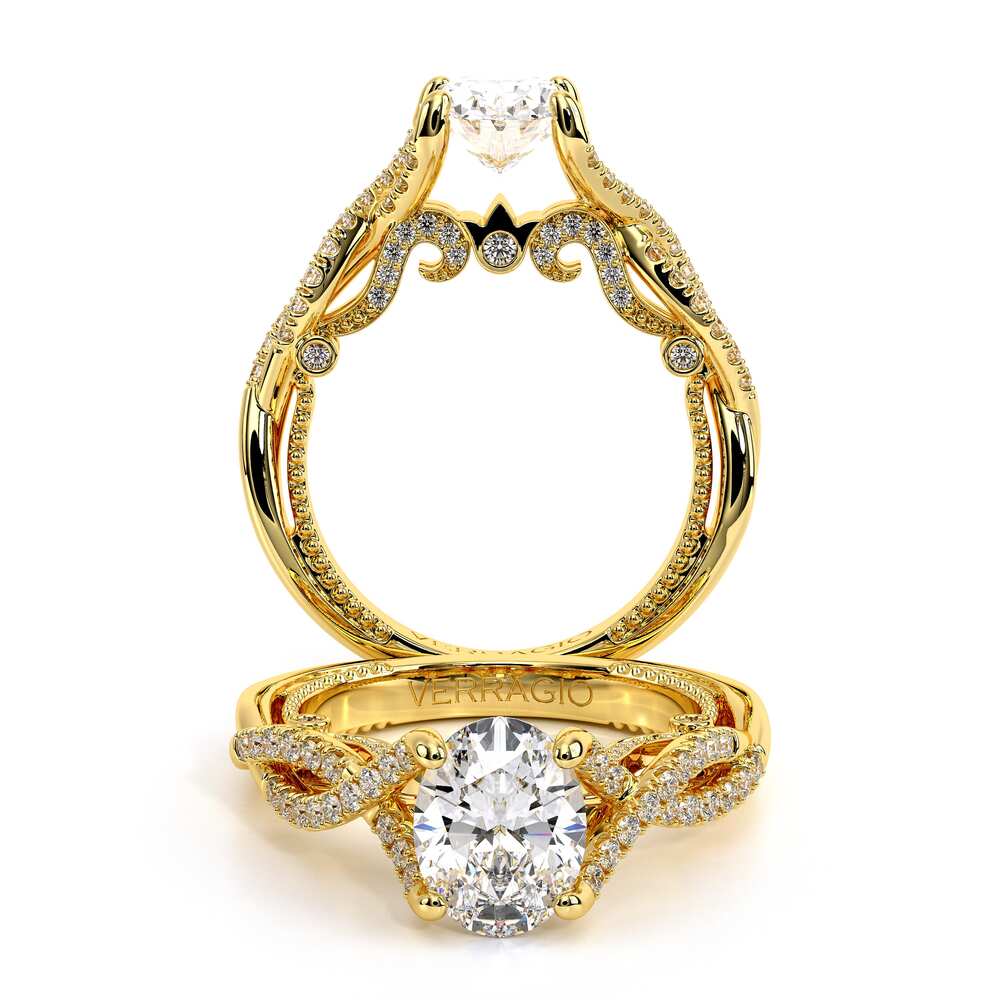 Verragio Pave Oval Engagement Ring