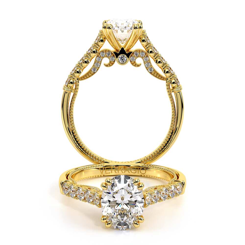Verragio Pave Oval Engagement Ring