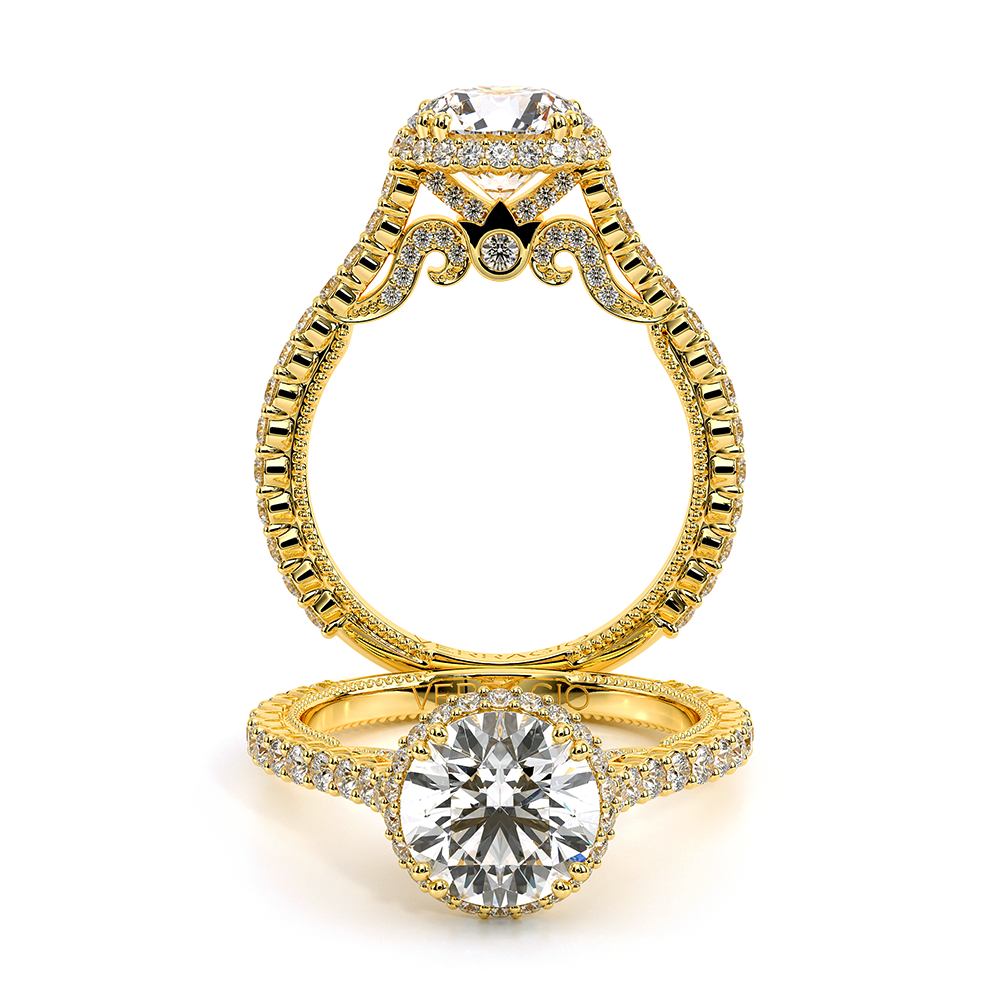 Verragio Halo Round Engagement Ring