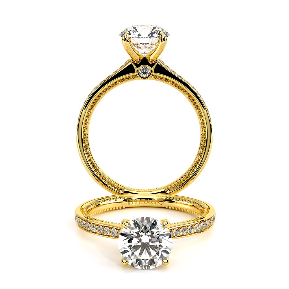 Verragio Pave Round Engagement Ring