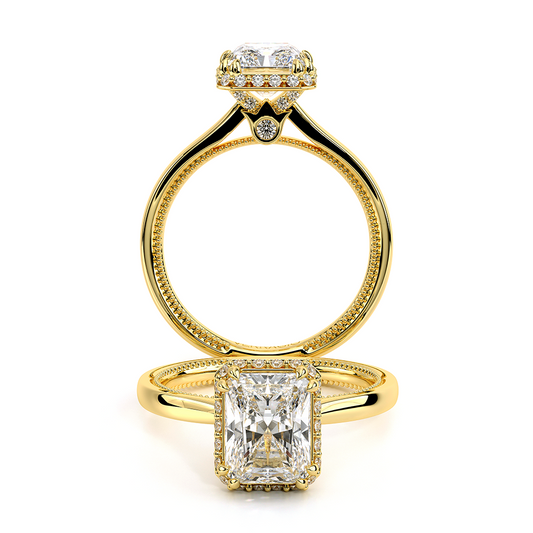 Verragio Solitaire Emerald Engagement Ring