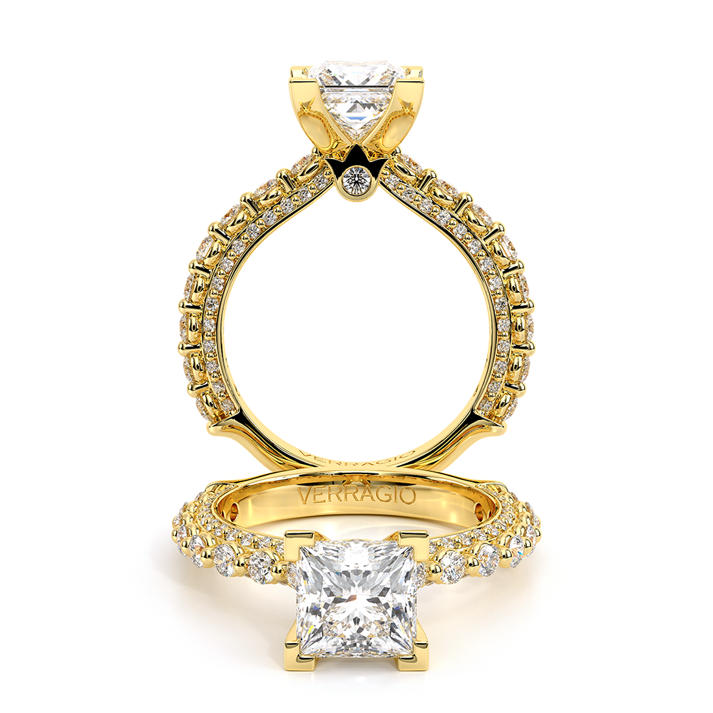 Verragio Pave Princess Engagement Ring