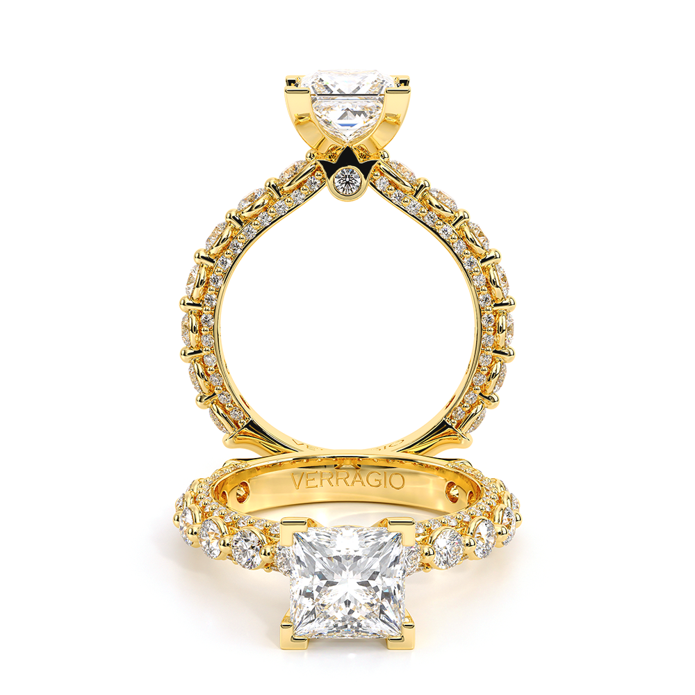Verragio Pave Princess Engagement Ring