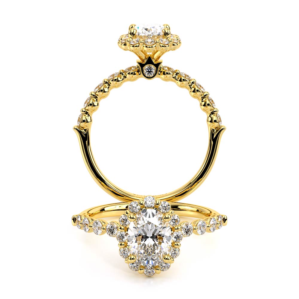 Verragio Halo Oval Engagement Ring
