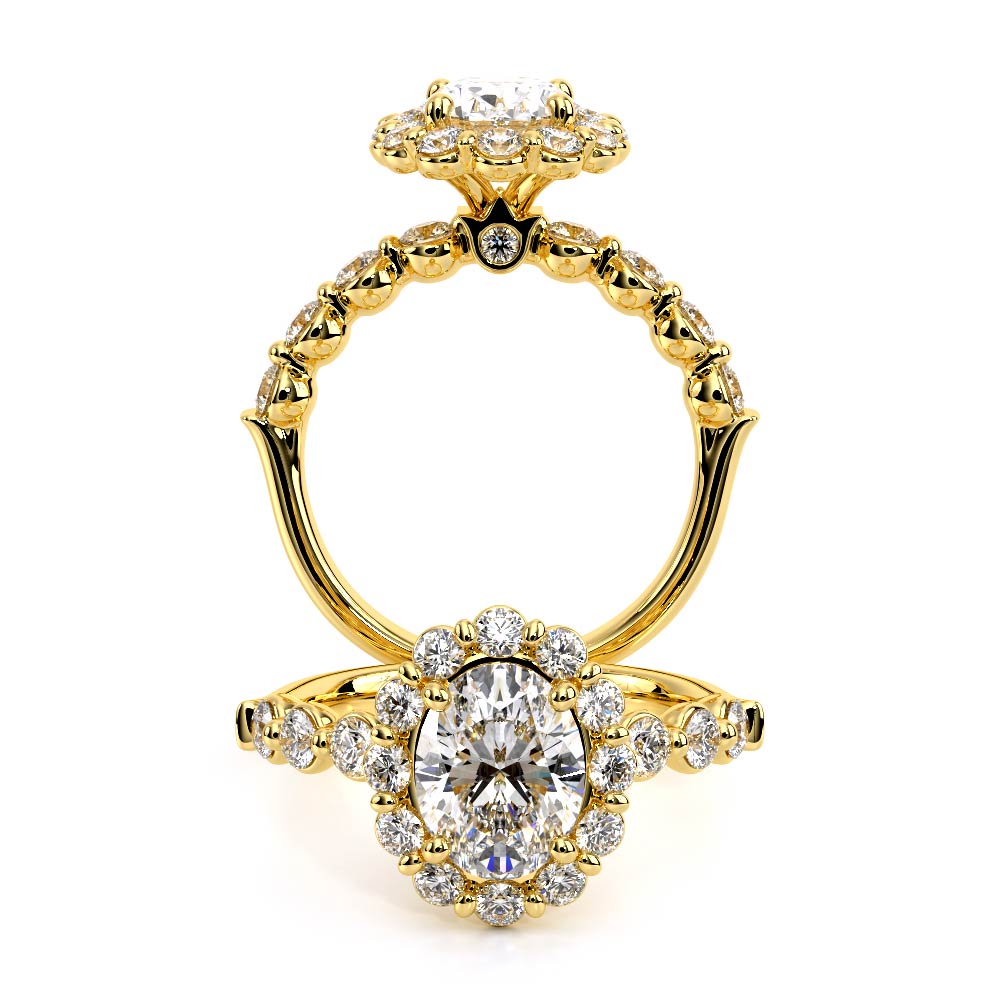 Verragio Halo Oval Engagement Ring