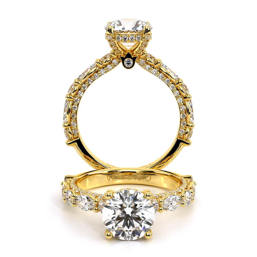 Verragio Pave Round Engagement Ring