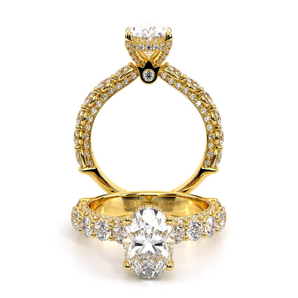 Verragio Pave Oval Engagement Ring