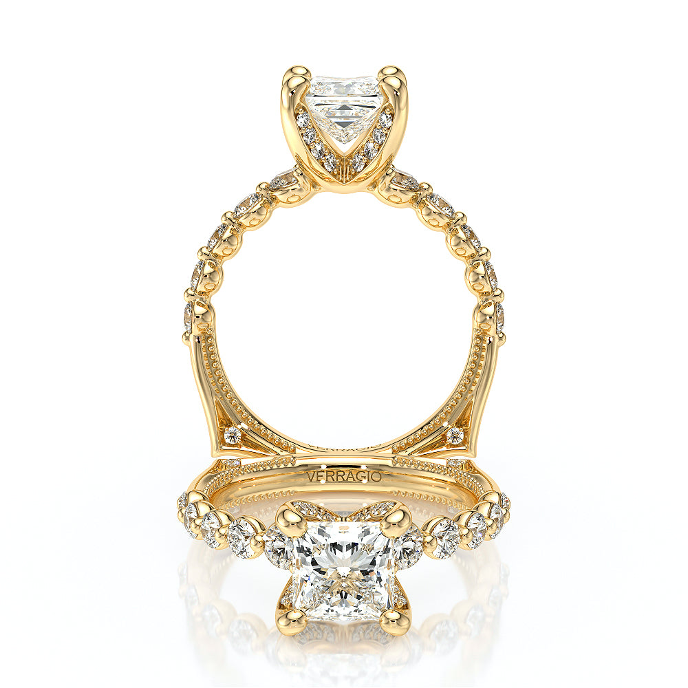 Verragio Halo Princess Engagement Ring