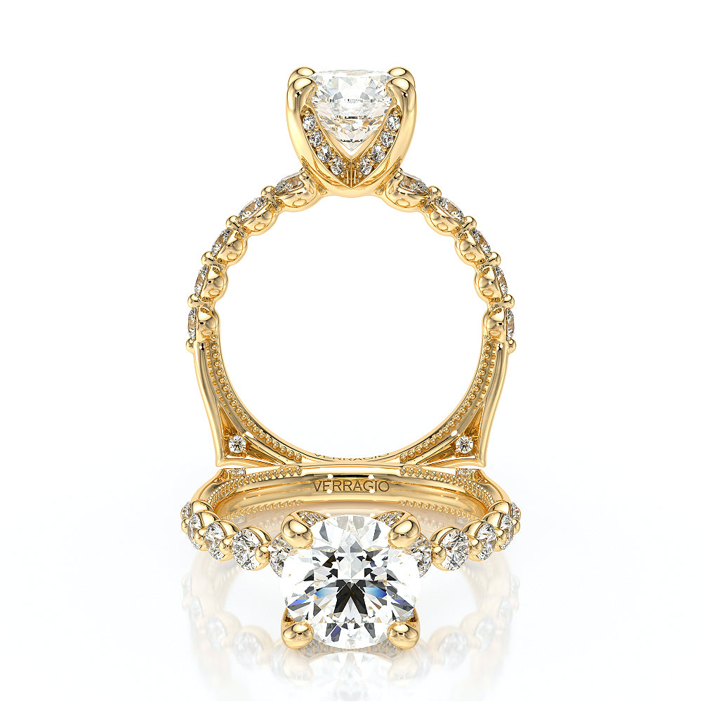 Verragio Halo Round Engagement Ring