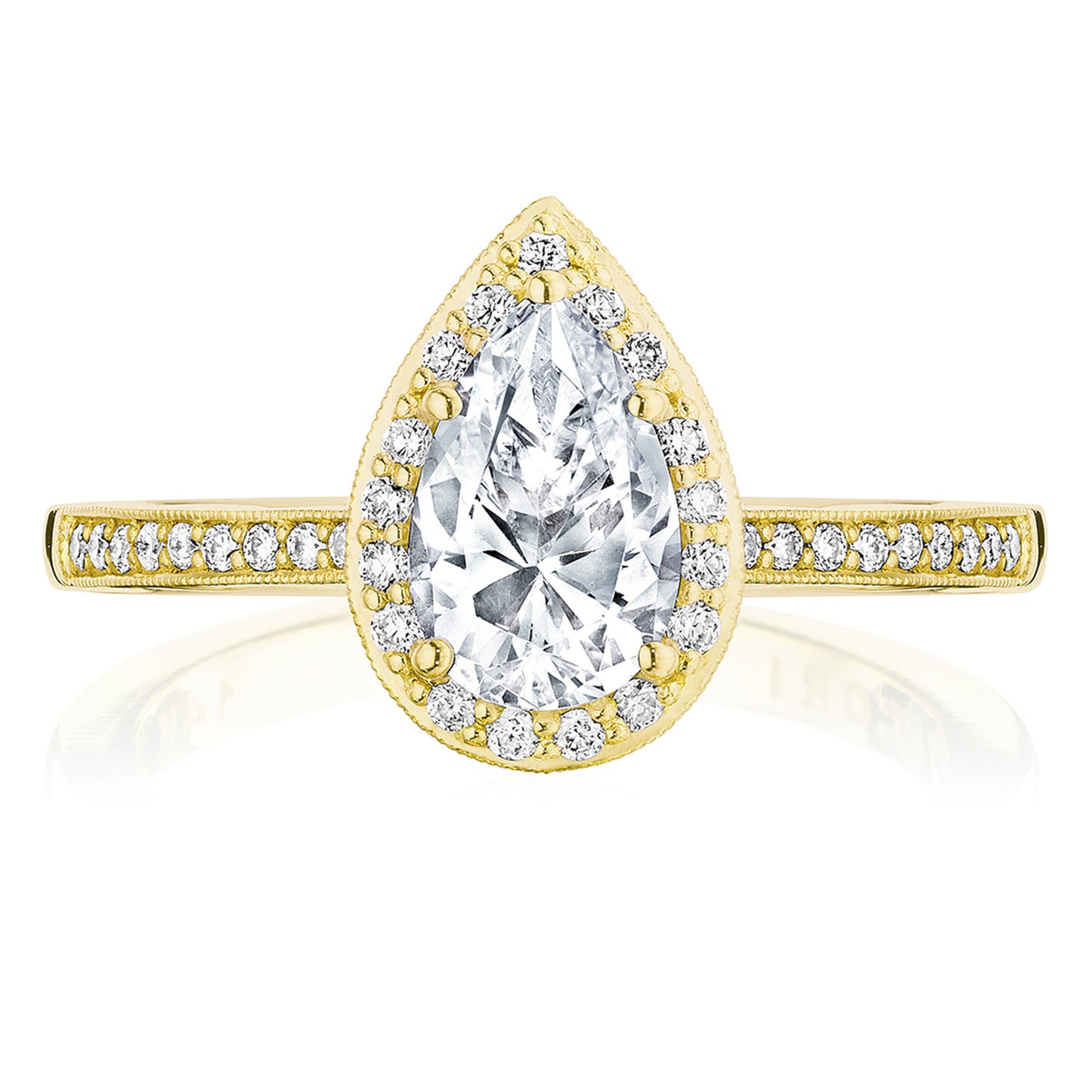 Pear Bloom Engagement Ring