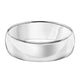 Goldman 14k White Gold Ladies 7mm High Polished Wedding Band