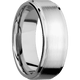 14K White Gold with Satin , Polish Finish