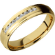 14K Yellow Gold with Satin , Polish Finish