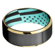 Zirconium + Satin , Polish Finish + Robins Egg Blue