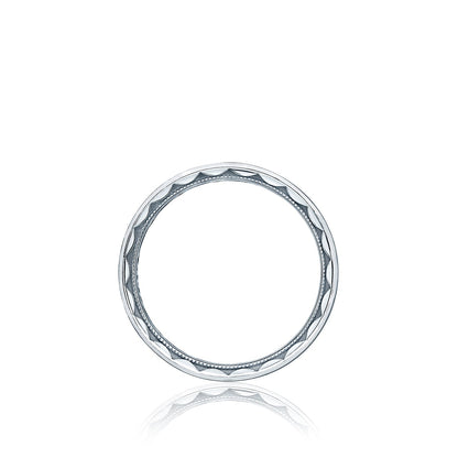 Tacori Platinum 6mm Sculpted Crescent Wedding Band