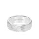 8MM Tungsten Carbide Ring - Hammered Center and Step Edge