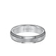 5MM Tungsten Carbide Ring - Satin Center and Step Edge