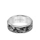 8MM Tungsten Carbide Ring - Camo Pattern and Flat Edge