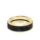 8MM 14K Gold Ring + Forged Carbon - Channel Center & Bevel Edge