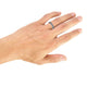 5MM Meteorite + 14K Gold Ring - Dome Edge to Edge with 14K Gold Interior