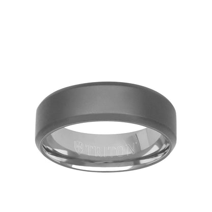 7MM Tantalum Ring - 14k Gold Inside Sleeve and Matte Edge