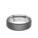 7MM Tantalum Ring - 14k Gold Inside Sleeve and Matte Edge
