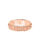 6MM Men's Wedding Band - Intricate Engraved Scroll Design and Rolled Edge