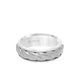 7MM Men's Wedding Band - Soft Sand Finish with Oversize Rope Inlay and Milgrain Edge