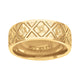 8MM Carved Wedding Band