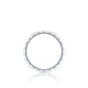 Tacori Platinum 6mm Sculpted Crescent Diamond Wedding Band