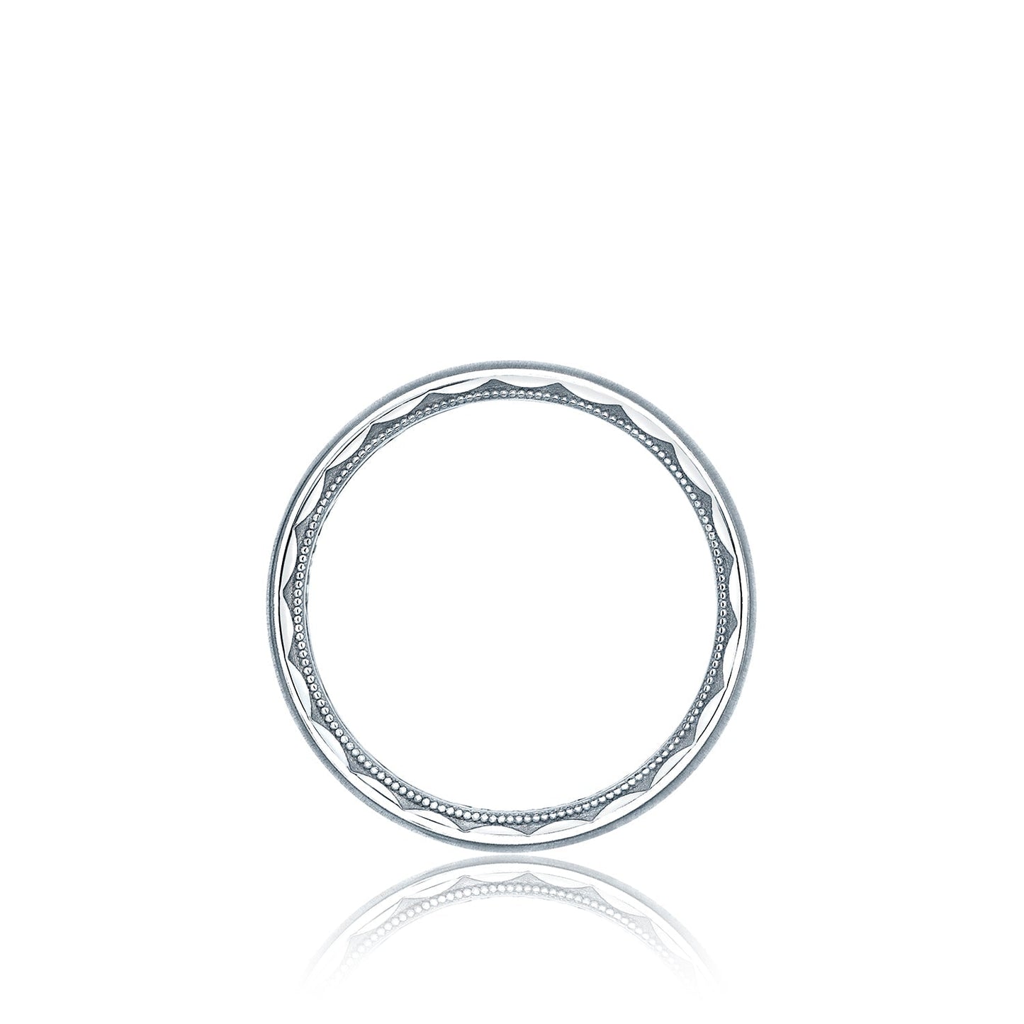 Tacori Platinum Sculpted Crescent Wedding Band