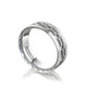 Tacori 18k White Gold 7mm Sculpted Crescent Wedding Band